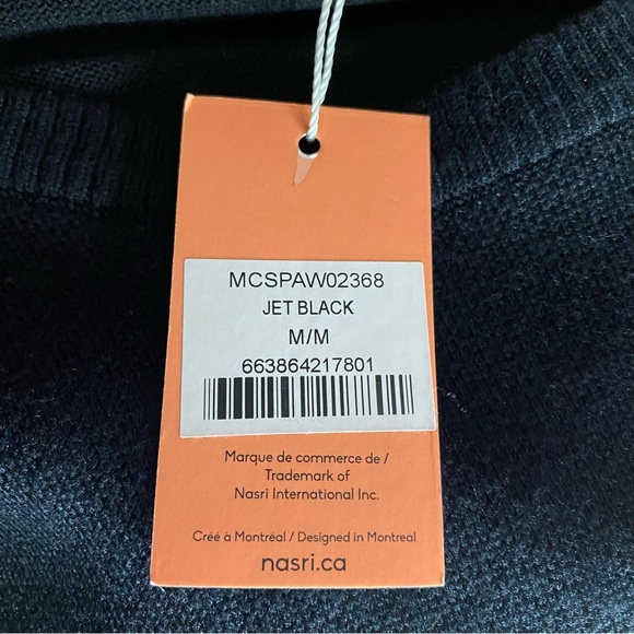 Mandarine & Co Long Sleeve Argyle V Neck Sweater Black & Purple M Dark Acadamia - Picture 6 of 8